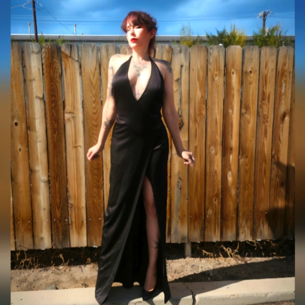 Extremely sexy Halston dress , the evening collection